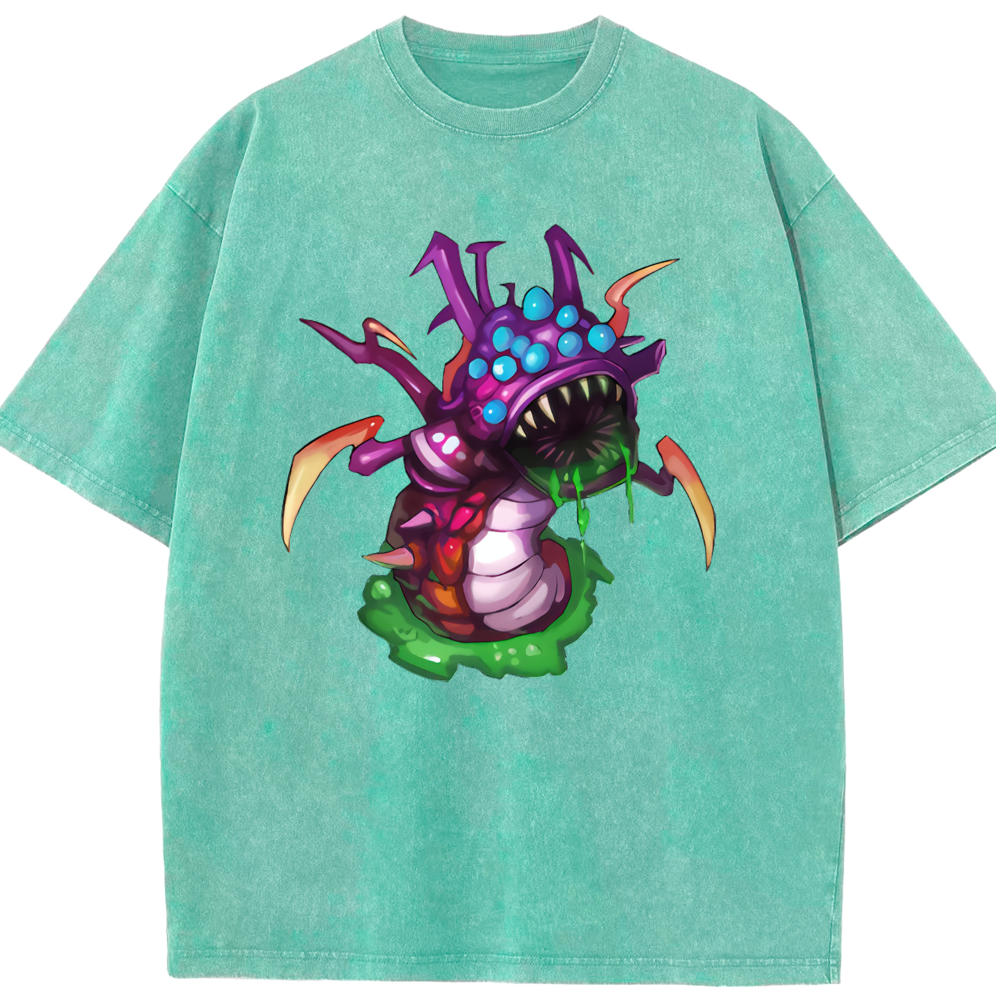 リーグ・オブ・レジェンド League of Legends LOL 綿100% ヴィンテージ風 半袖Tシャツ（フロントプリント）